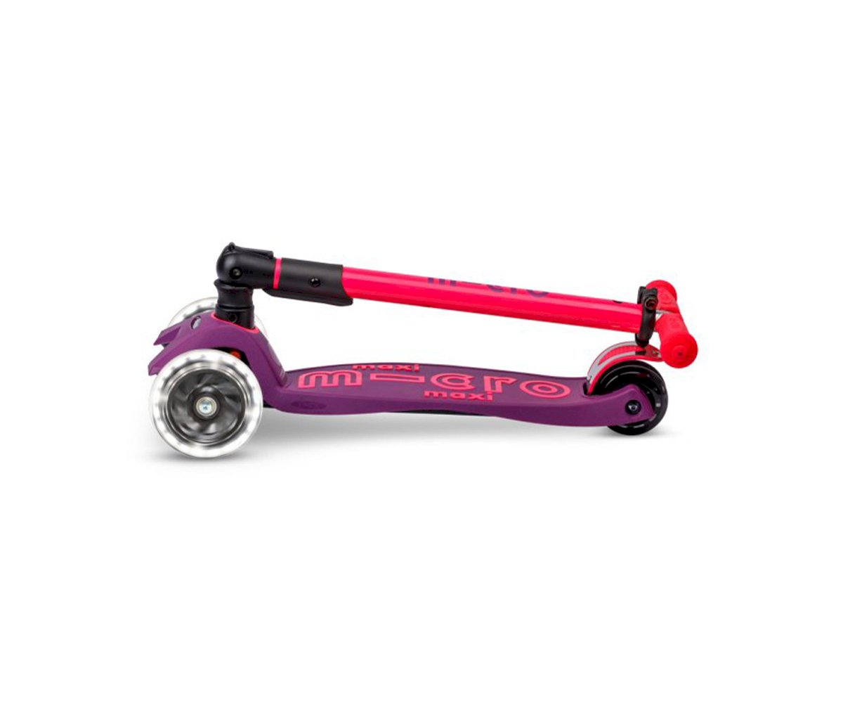 Maxi Micro Deluxe Plegable Neon Led Lila / Rosa - Imagen 3