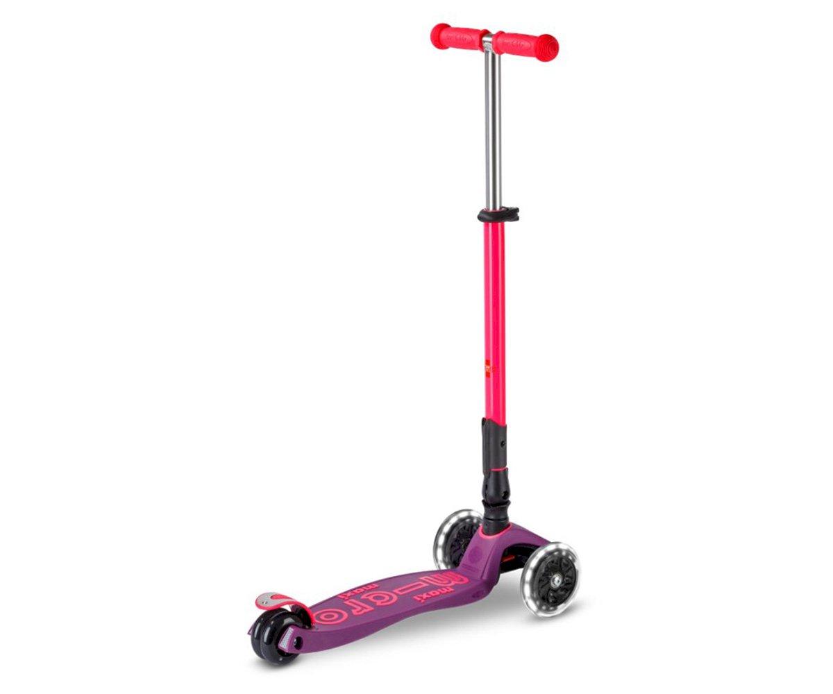 Maxi Micro Deluxe Plegable Neon Led Lila / Rosa - Imagen 2