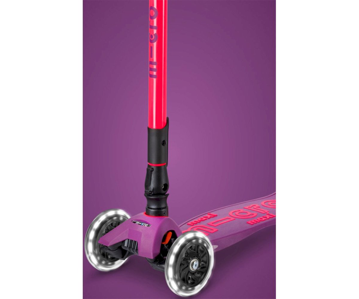 Maxi Micro Deluxe Plegable Neon Led Lila / Rosa - Imagen 5