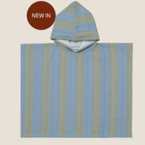 Poncho de baño - khaki & Blue