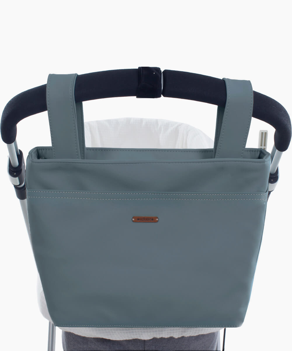 Bolso para el carro midi polipiel musgo -Uzturre